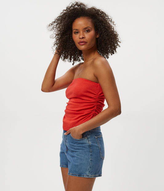 Alexis Shine Tube Top
