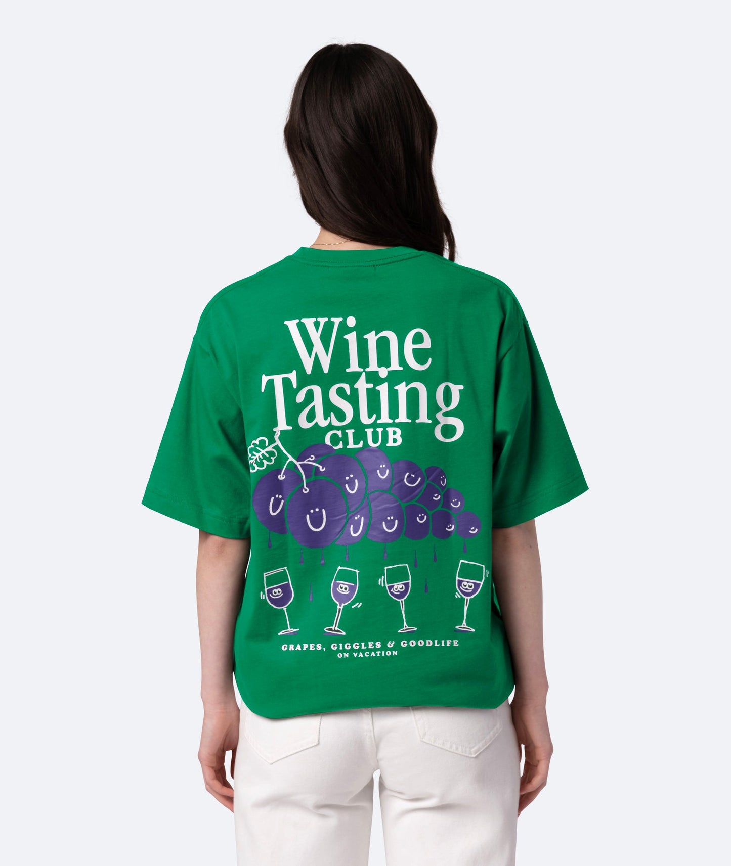 Wine Tasting T-Shirt - Bottle Green