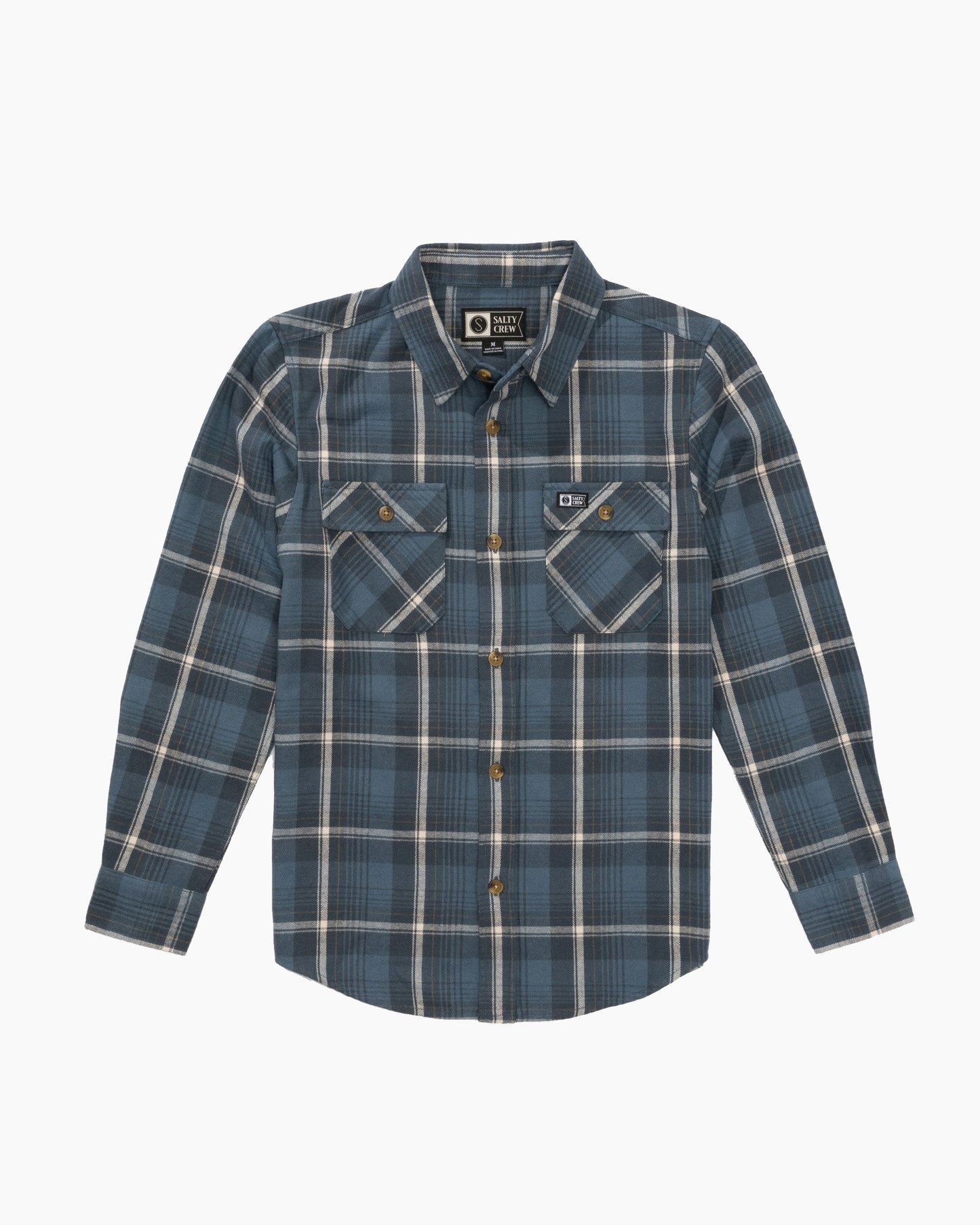 Daybreak Boys Flannel Shirt - Channel Blue