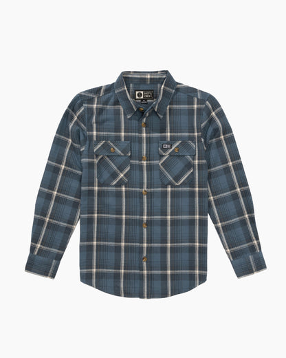 Daybreak Boys Flannel Shirt - Channel Blue