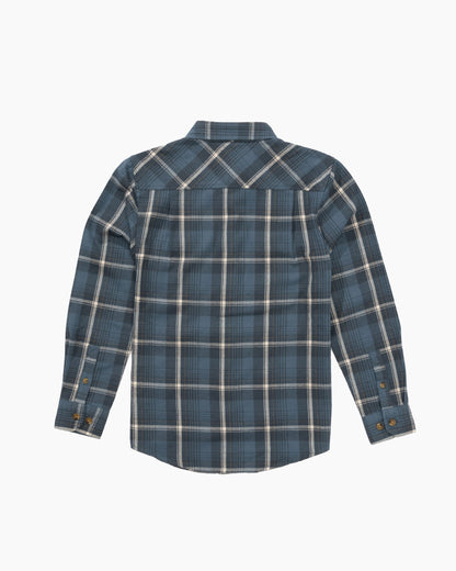 Daybreak Boys Flannel Shirt - Channel Blue