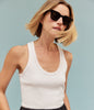Cher Ribbed Scoop Neck Tank