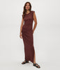 Calliope Power Shoulder Maxi Dress