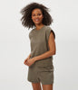 Brooklyn Power Shoulder Sweatshirt