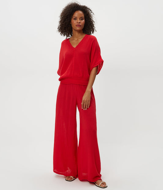 Simba Smocked Waist Pant