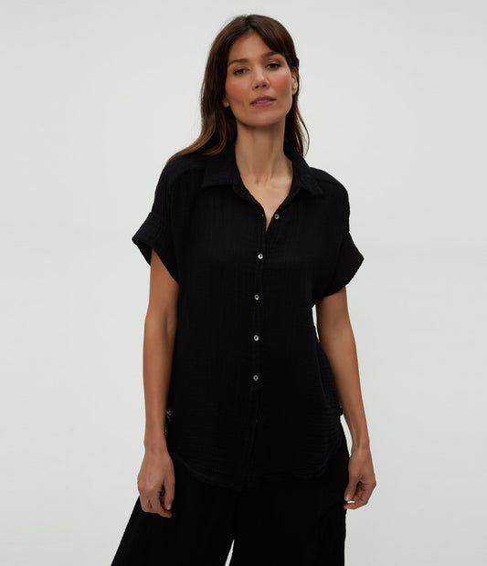 Bailey Gauze Button Down Shirt