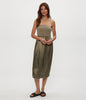 Solange Satin Midi Dress