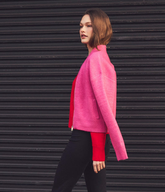 Lidia Cropped Bomber Jacket
