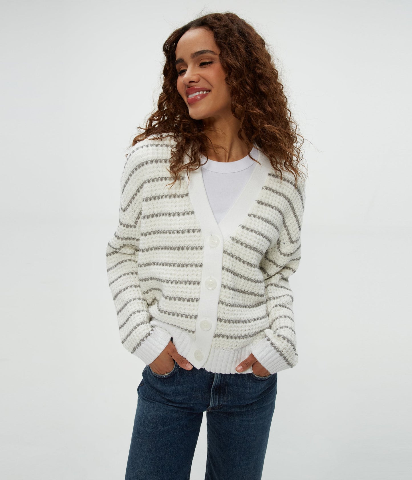 Dodi Striped Cardigan