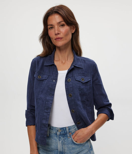 Jean Linen Jacket