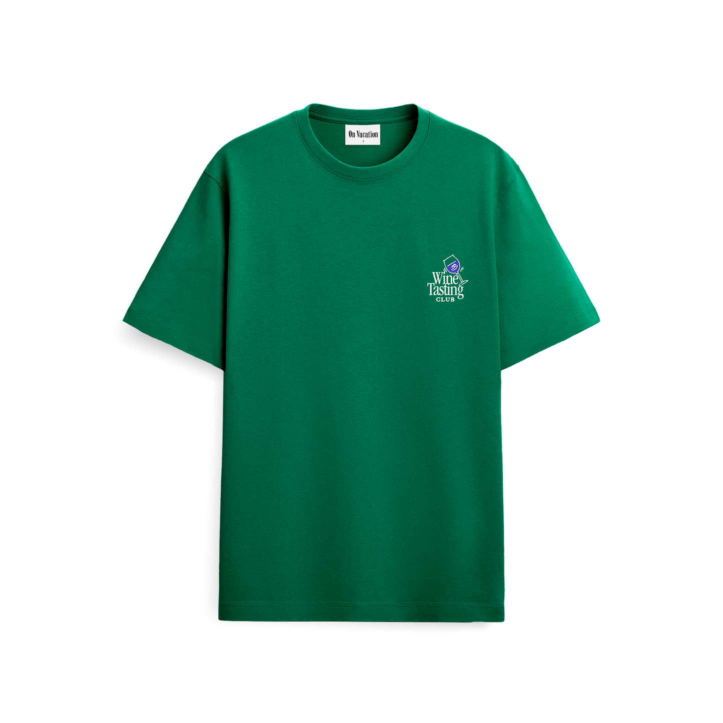 Wine Tasting T-Shirt - Bottle Green